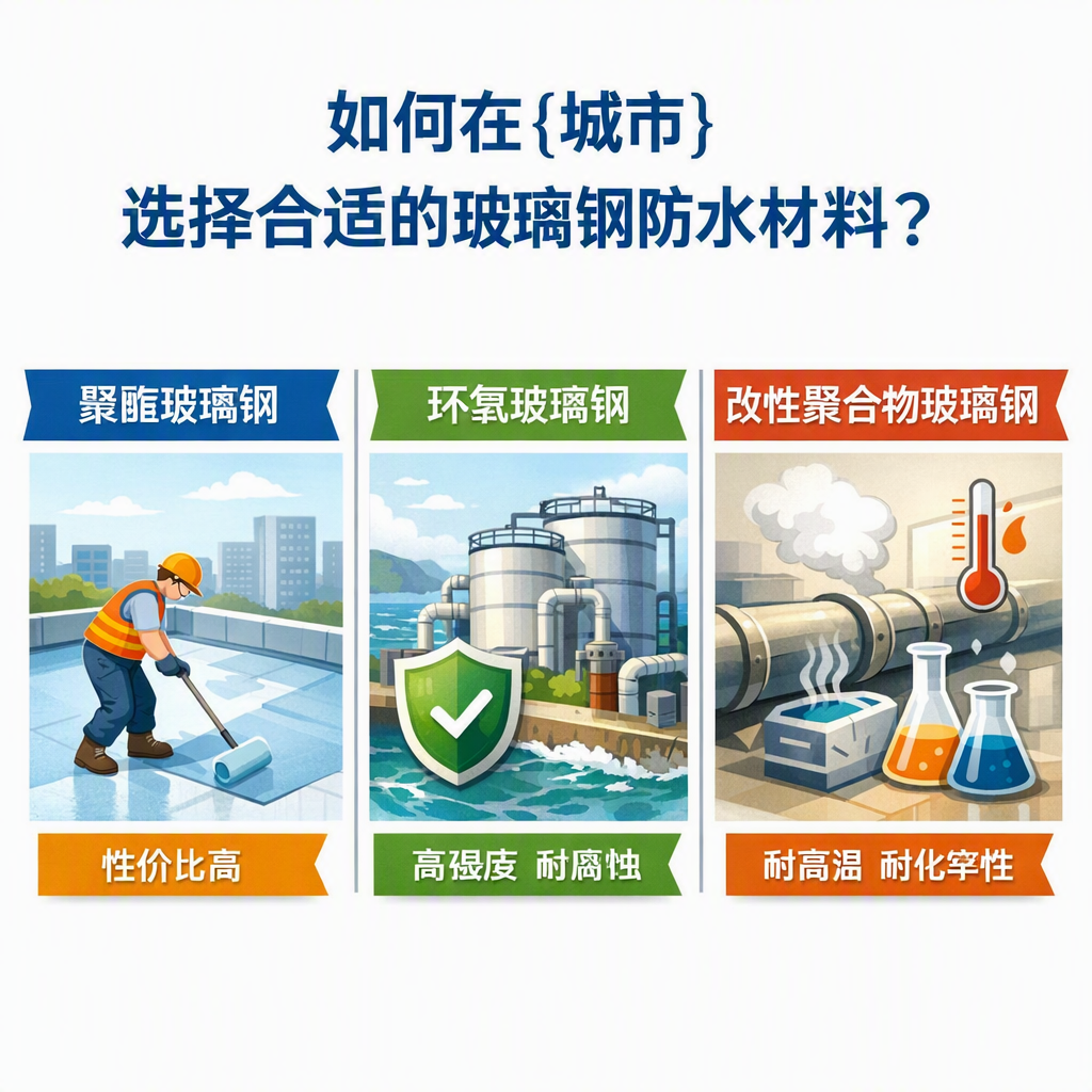 如何在天门选择合适的玻璃钢防水材料?